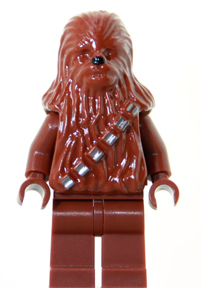 Lego figurka Star Wars Chewbacca Reddish Brown - prasklé ruce