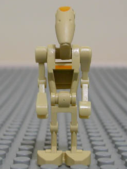 Lego figurka Star Wars Battle Droid Commander Tan with Line