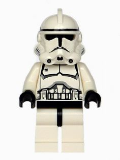 Lego figurka Star Wars Clone Trooper (Phase 2) - mírné zežloutnutí
