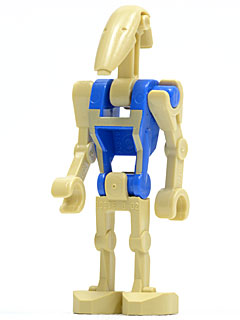 Lego figurka Star Wars Battle Droid Pilot Blue Torso