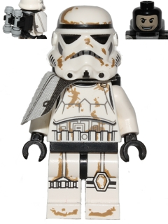 Lego figurka Star Wars Sandtrooper White Pauldron (Nová) - bez batohu