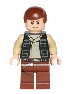 Lego figurka Star Wars Han Solo Black Vest with Pockets