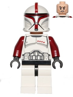 Lego figurka Star Wars Clone Trooper Captain (Phase 1) - dobrý stav