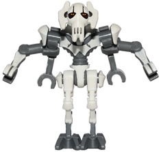 Lego figurka Star Wars General Grievous Bent Legs White Armor (Nová)