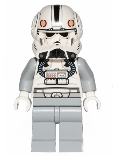 Lego figurka Star Wars Clone Trooper V-wing Pilot - prasklý trup