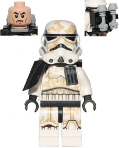 Lego figurka Star Wars Sandtrooper Black Pauldron (Nová) - bez batohu