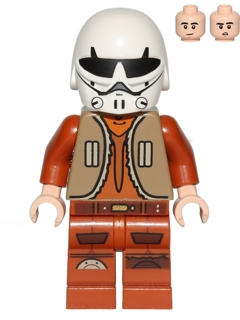 Lego figurka Star Wars Ezra Bridger Dark Tan Vest Helmet (Nová)