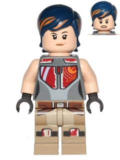 Lego figurka Star Wars Sabine Wren Dark Blue Hair (Nová)