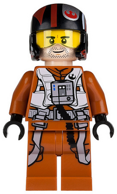 Lego figurka Star Wars Poe Dameron (Pilot Jumpsuit, Helmet) (Nová)
