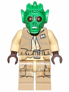 Lego figurka Star Wars Rodian Alliance Fighter - prasklá ruka
