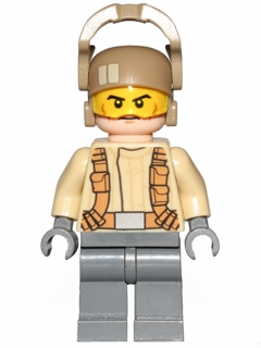 Lego figurka Star Wars Resistance Trooper Tan Jacket Frown (Nová)