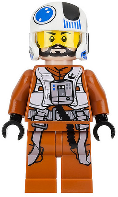 Lego figurka Star Wars Resistance Pilot X-wing (Temmin 'Snap' Wexley)