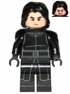 Lego figurka Star Wars Kylo Ren (Hair) - bez pláště