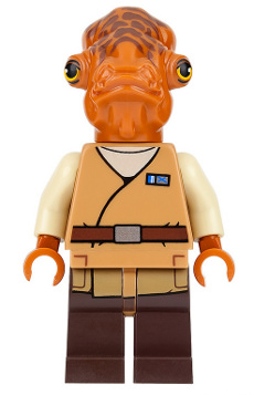 Lego figurka Star Wars Admiral Ackbar Medium Nougat Robe (Nová)