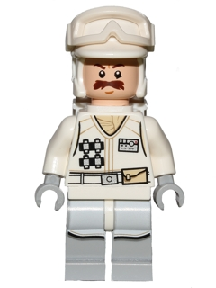 Lego figurka Star Wars Hoth Rebel Trooper White - stav jako nový