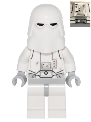 Lego figurka Star Wars Snowtrooper - prasklá ruka