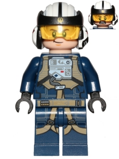 Lego figurka Star Wars Rebel Pilot U-wing - prasklý trup