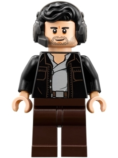 Lego figurka Star Wars Captain Poe Dameron (Headset) (Nová)