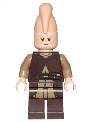 Lego figurka Star Wars Ki-Adi-Mundi Printed Legs Nougat Eye Shadow