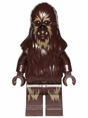Lego figurka Star Wars Wookiee Warrior Dark Brown (Nová)