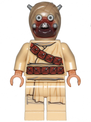 Lego figurka Star Wars Tusken Raider Dark Tan Head (Nová)