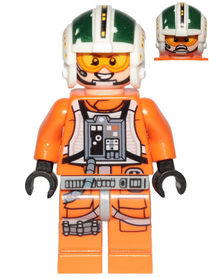 Lego figurka Star Wars Wedge Antilles Printed Legs (Nová)
