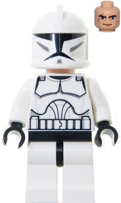Lego figurka Star Wars Clone Trooper (Phase 1) Large Blue Eyes