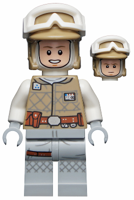 Lego figurka Star Wars Luke Skywalker (Hoth, Balaclava Head) (Nová)