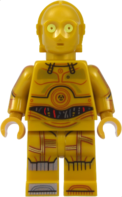 Lego figurka Star Wars C-3PO Printed Legs Toes and Arms (Nová)