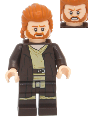 Lego figurka Star Wars Obi-Wan Kenobi Dark Brown Robe (Nová)