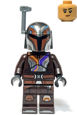 Lego figurka Star Wars Sabine Wren Dark Brown Armor Helmet (Nová)