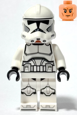 Lego figurka Star Wars Clone Trooper (Phase 2) Nougat Head (Nová)