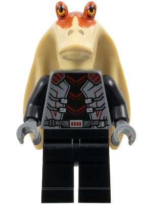 Lego figurka Star Wars Jar Jar Binks Black Outfit (Nová)