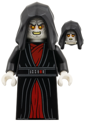 Lego figurka Star Wars Emperor Palpatine Black and Red Robe (Nová)
