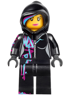 Lego figurka LEGO Movie Lucy Wyldstyle Closed Mouth Hood Up (Nová)