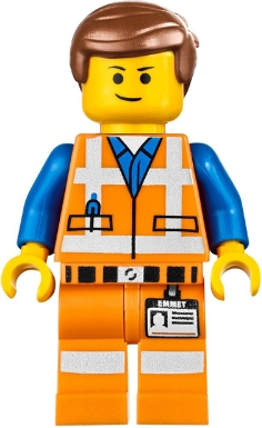 Lego figurka LEGO Movie Emmet Lopsided Closed Mouth Smile
