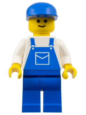 Lego figurka City Overalls Blue with Pocket Blue Legs (Nová)
