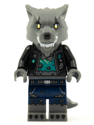 Lego figurka Vidiyo Werewolf Drummer Bandmates Series 1 (Nová)