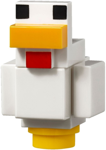 Lego Minecraft Chicken Brick Built