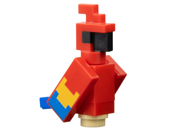 Lego Minecraft Parrot Red Printed Wings