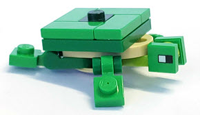 Lego Minecraft Turtle Brick Built