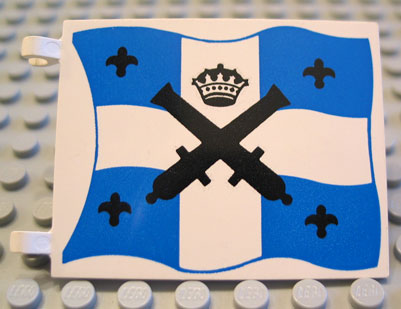 Lego White Flag 6 x 5