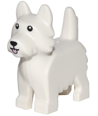 Lego White Dog Terrier