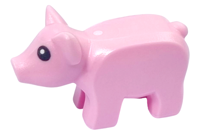 Lego Bright Pink Pig Baby Piglet