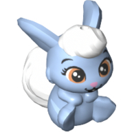 Lego Bright Light Blue Bunny / Rabbit Whisker Haven Tales