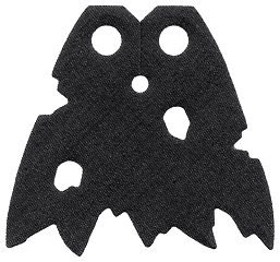 Lego Black Minifigure Cape Cloth (Nový)