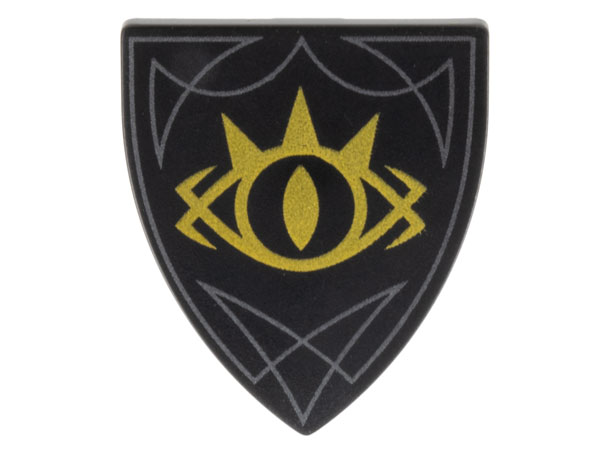 Lego Black Shield Triangular Short