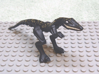 Lego Black Dinosaur Mutant Lizard with Yellow Specks