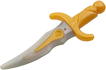 Lego Pearl Gold Weapon Dagger (Nový)
