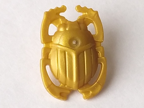 Lego Pearl Gold Shield Scarab (Nový)